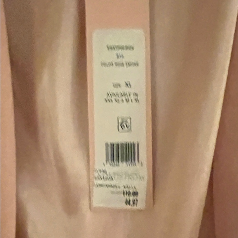 BCBGeneration Blush Pink Open-Front Draped Blazer - Picture 3 of 5